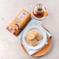 Biscuiti Artizanali cu unt si clementine Schortbread Eden 125g