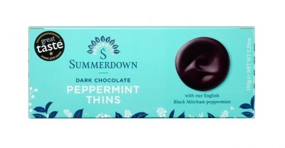 Ciocolata neagra cu menta Summerdown Thins 150G