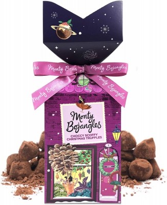 Cutie cu trufe din ciocolata Monty Bojangles Chocolate Christmas Town Tip Top Gift  130g