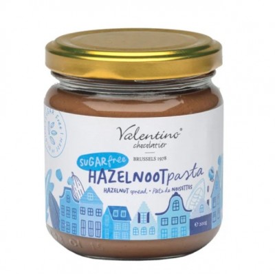 Crema de Ciocolata cu Alune Valentino Hazelnut Spread Fara Zahar 200g