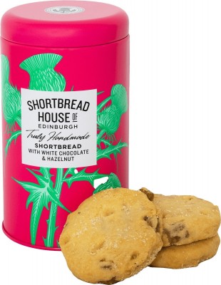 Biscuiti Artizanali cu unt, ciocolata alba si alune Shortbread 140g