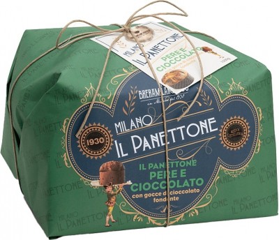 Panettone Brera pere si ciocolata 500g