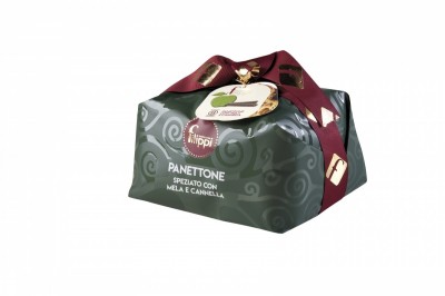 Panettone Filippi cu mere si scortisoara 500g