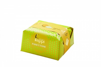 Panettone Filippi cu lamaie si ciocolata alba 500g