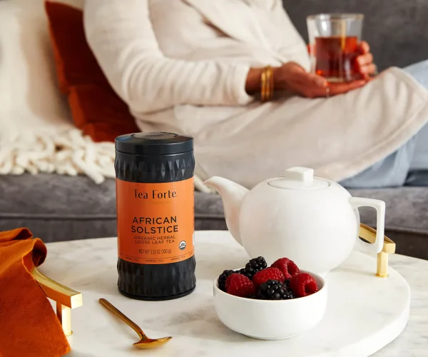 Ceai rooibos si fructe de padure, African Solstice, ECO - Tea Forte - imagine 2