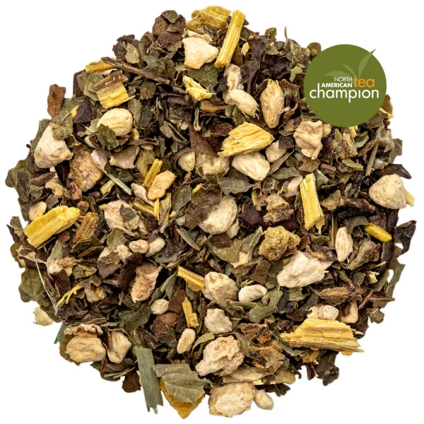 Ceai alb cu ghimbir si pere, ECO, White Ginger Pear - Tea Forte - imagine 2