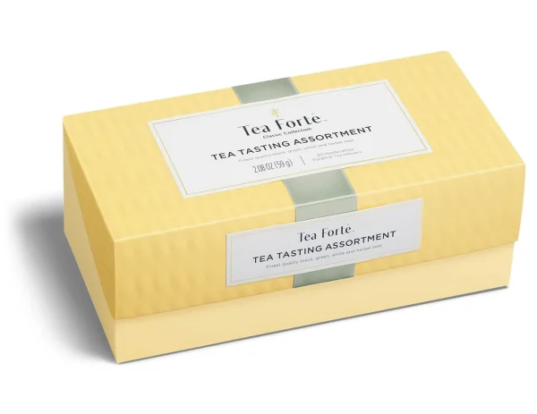 Cutie cu 20 de piramide de ceai Tea Tasting Assortment - Tea Forte - imagine 5