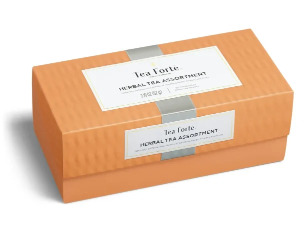 Cutie cu 20 de piramide de ceai Herbal Assortment, Tea Forte - imagine 3