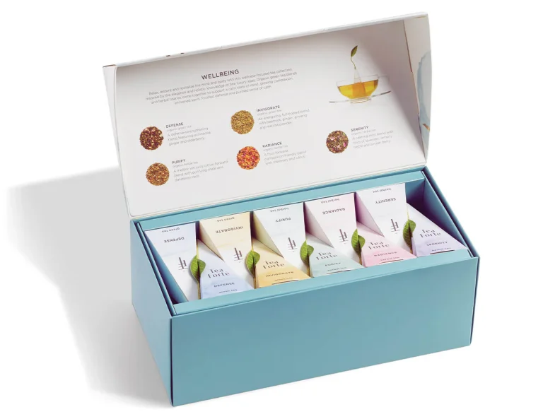 Cutie cu 20 de piramide de ceai Wellbeing ECO