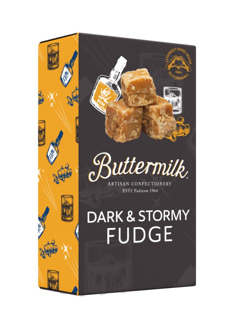 Caramele englezesti Fudge cu rom si ghimbir Buttermilk 100g