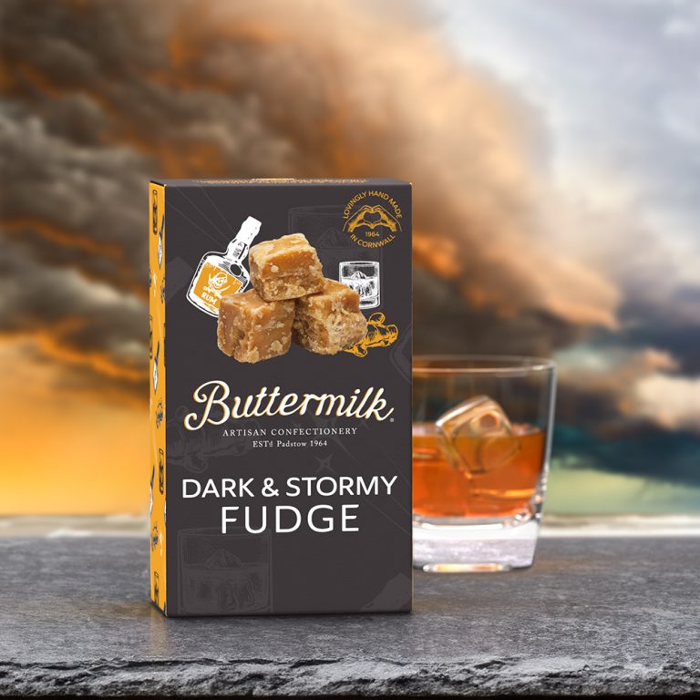 Caramele englezesti Fudge cu rom si ghimbir Buttermilk 100g