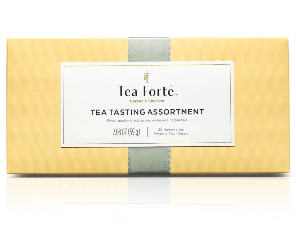 Cutie cu 20 de piramide de ceai Tea Tasting Assortment - Tea Forte - imagine 6