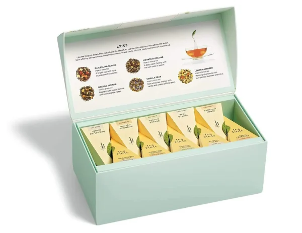 Cutie cu 20 de piramide de ceai  Lotus ECO - Tea Forte - imagine 4