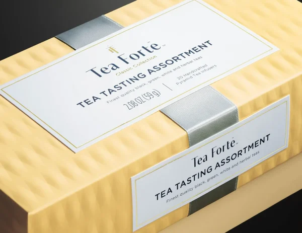 Cutie cu 20 de piramide de ceai Tea Tasting Assortment - Tea Forte - imagine 7