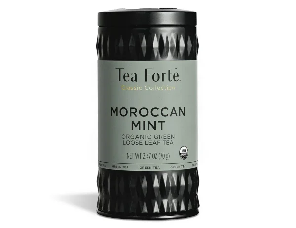 Ceai verde cu menta, Moroccan Mint, ECO - Tea Forte - imagine 3