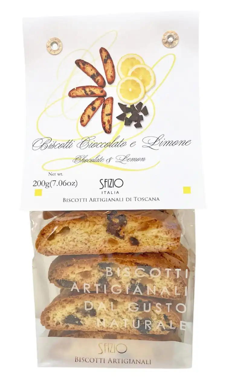 Cantucci biscuiti artizanali cu ciocolata si lamaie 200g