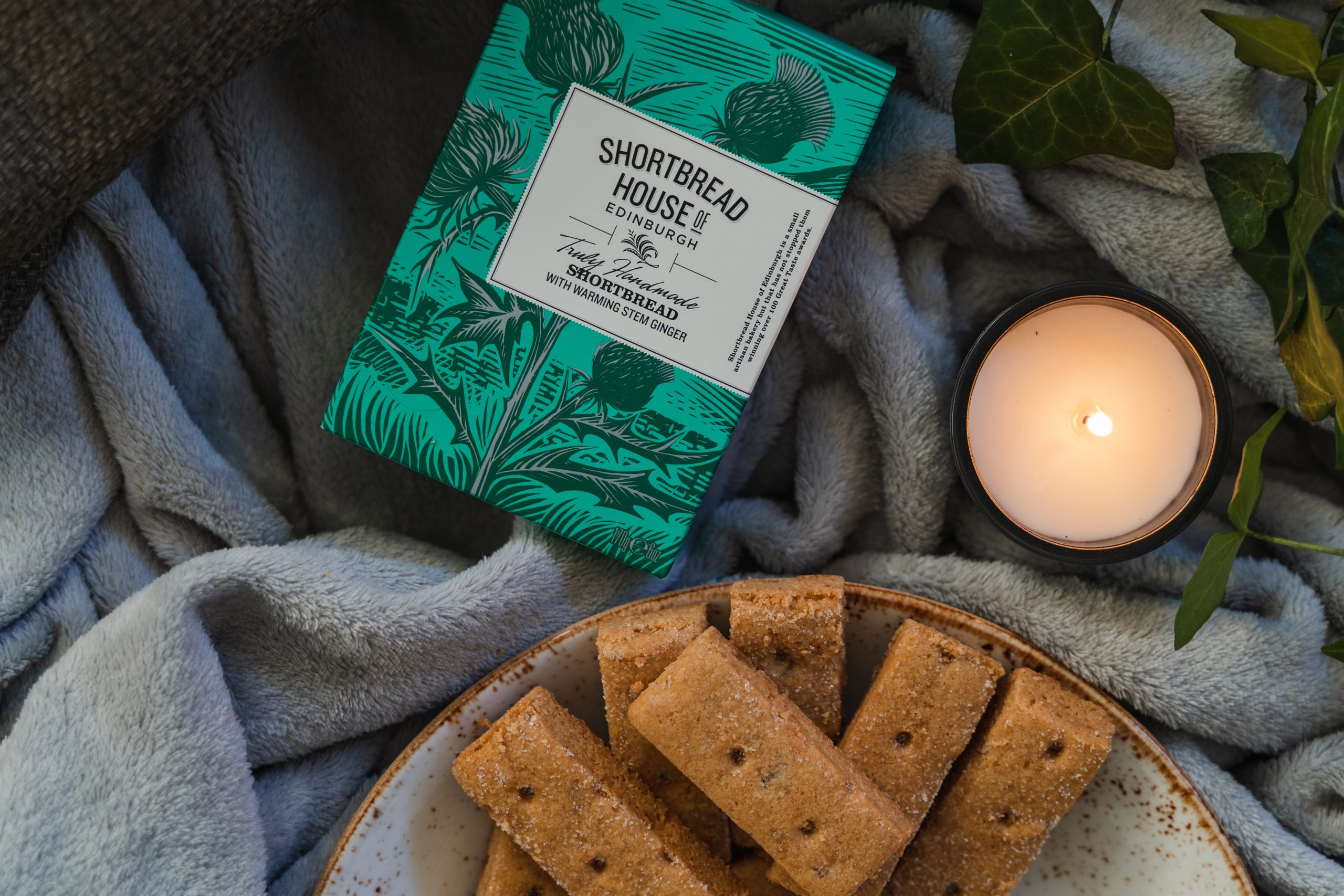 Biscuiti Artizanali cu unt si ghimbir Schortbread 170g