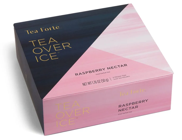 Ceai rece-Tea Over Ice Raspberry Nectar, Tea Forte- cutie cu 5 piramide