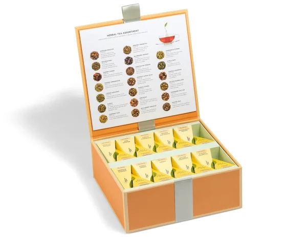 Ceai Herbal Tea Assortment - Tea Forte - Cufar cu 40 de piramide de - imagine 3
