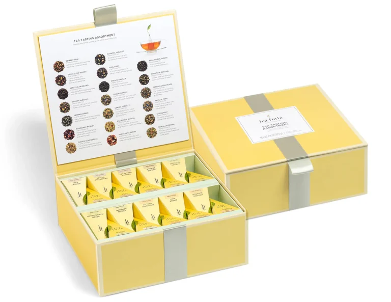 Ceai Tea Tasting Assortment – Tea Forte – Cufar cu 40 de piramide de ceai