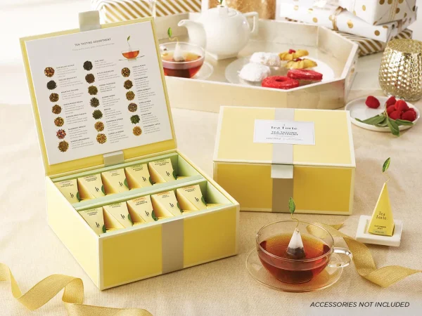 Ceai Tea Tasting Assortment - Tea Forte - Cufar cu 40 de piramide de ceai - imagine 3