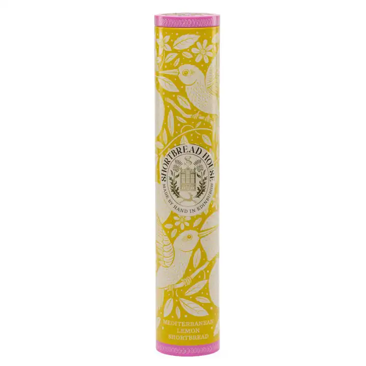 Biscuiti Artizanali cu unt si lamaie Shortbread Tall Tin 250g