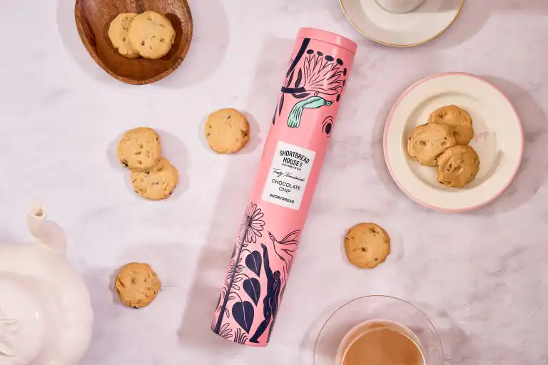 Biscuiti Artizanali cu bucati de ciocolata neagra Shortbread Eden 250g