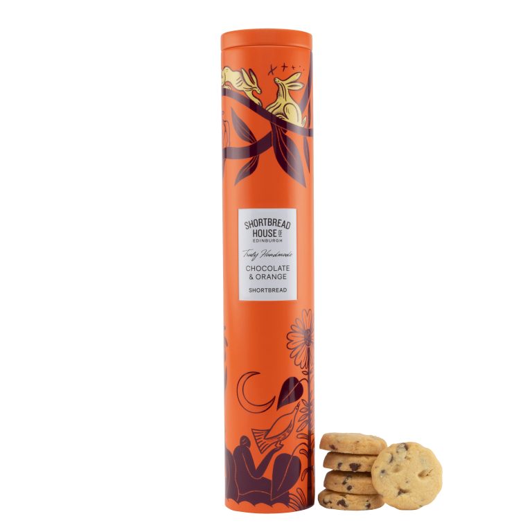 Biscuiti Artizanali cu ciocolata si portocale Shortbread Eden  250g