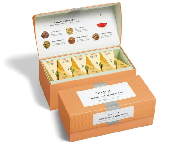 Cutie cu 20 de piramide de ceai Herbal Assortment, Tea Forte