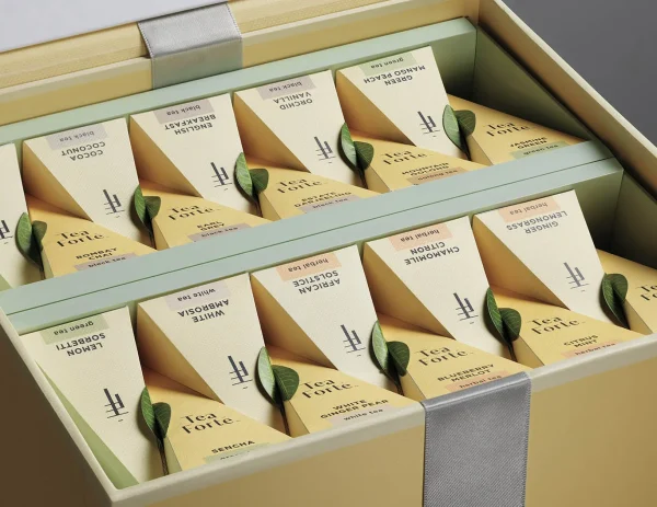 Ceai Tea Tasting Assortment - Tea Forte - Cufar cu 40 de piramide de ceai - imagine 4