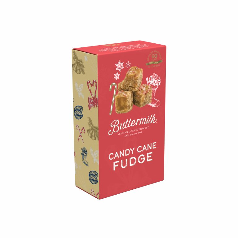 Caramele englezesti Fudge cu Candy Cane Buttermilk 100g