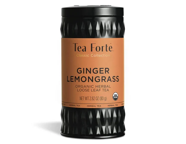 Ceai infuzie de ghimbir si lemongrass, Ginger Lemongrass, ECO - Tea Forte - imagine 3