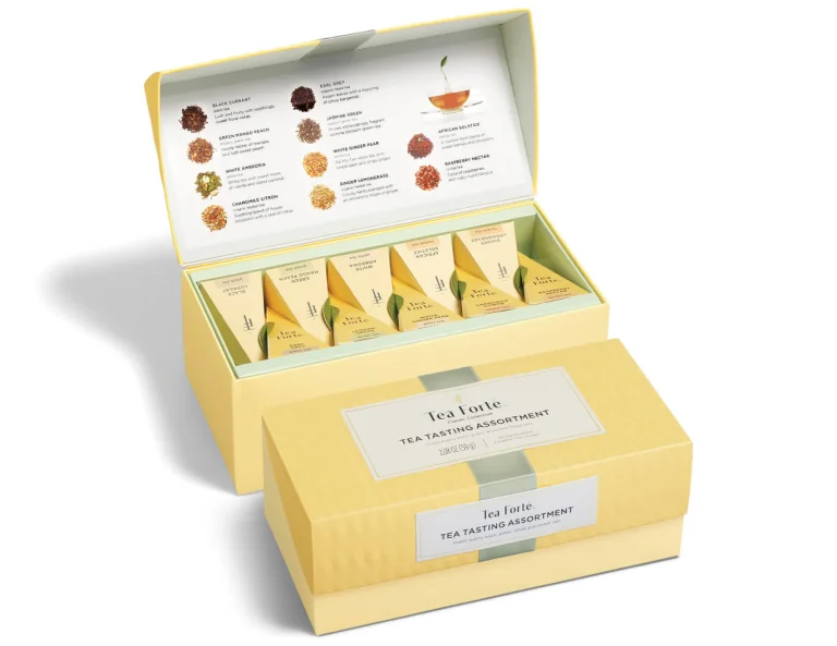 Cutie cu 20 de piramide de ceai Tea Tasting Assortment – Tea Forte