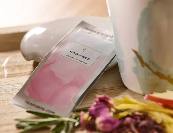 Cutie cu 15 infuzii de ceai Wellbeing ECO - Tea Forte - imagine 2