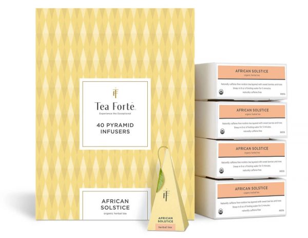 Ceai African Solstice ECO - Tea Forte - cutie cu 40 de piramide