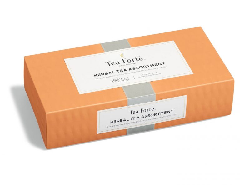 Ceai Herbal Assortment – Tea Forte – Cutie cu 10 piramide de ceai
