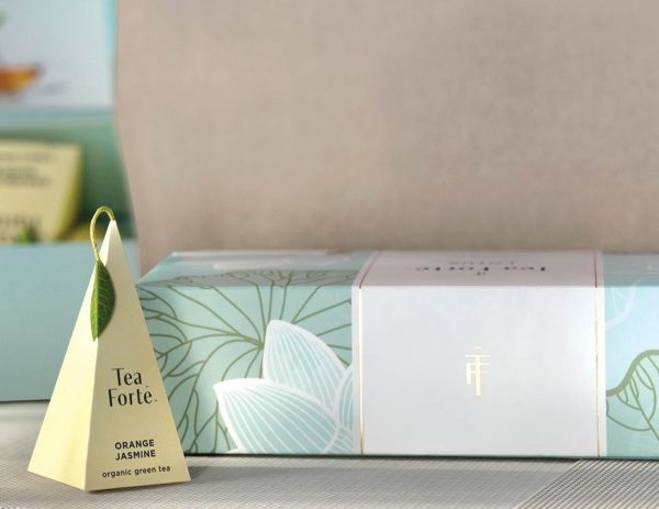 Ceai organic Petite Ribbon Lotus ECO - Tea Forte- Cutie cu 10 piramide de ceai - imagine 3