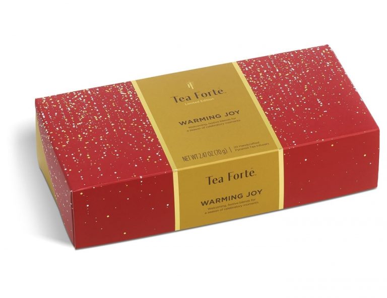 Ceai Petite Ribbon Warming Joy – Tea Forte – Cutie cu 10 piramide de ceai