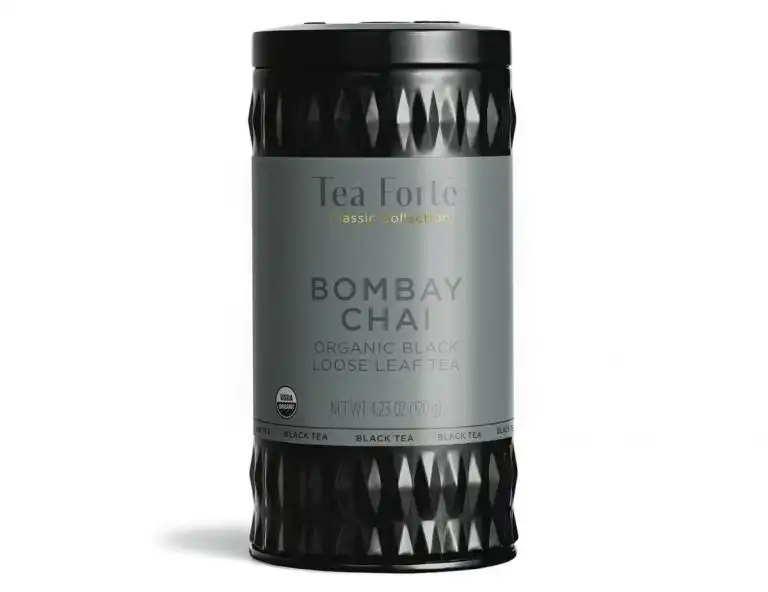 Ceai negru cu condimente orientale, Bombay Chai, ECO – tea Forte – Cutie metalica cu ceai