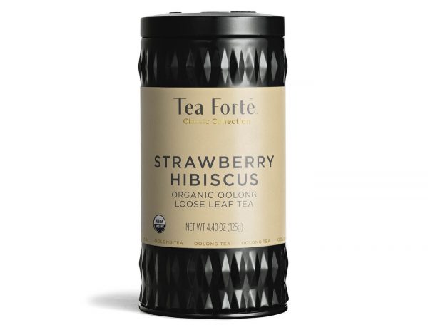 Infuzie dulce de ceai oloong, hibiscus si capsuni, Strawberry Hibiscus, ECO - Tea Forte