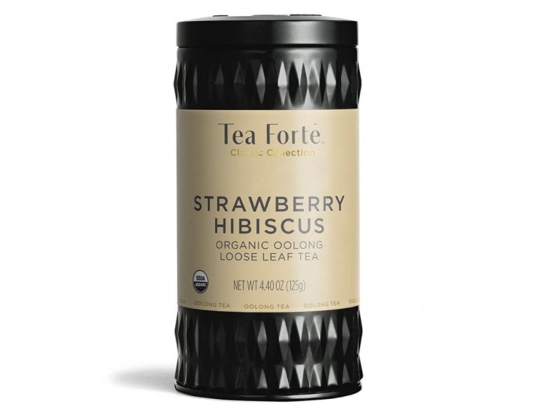 Infuzie dulce de ceai oloong, hibiscus si capsuni, Strawberry Hibiscus, ECO – Tea Forte