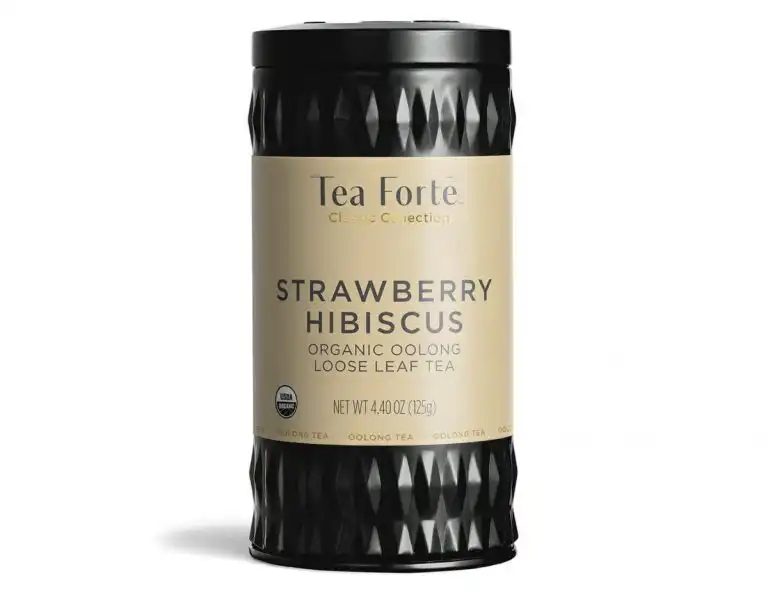 Infuzie dulce de ceai oloong, hibiscus si capsuni, Strawberry Hibiscus, ECO – Tea Forte