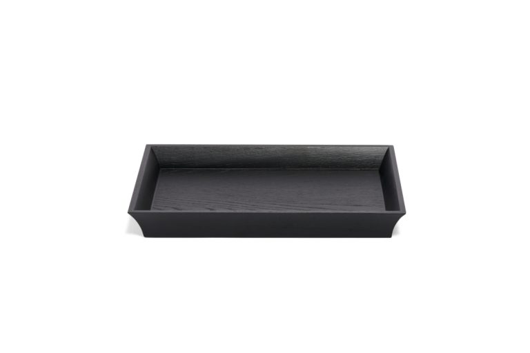 Tava din abanos pentru servit ceaiul Tribeca Contoured Tray – Tea Forte