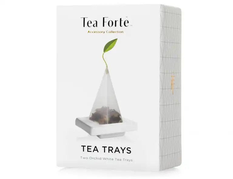 Tavite albe pentru piramide de ceai – Tea Forte
