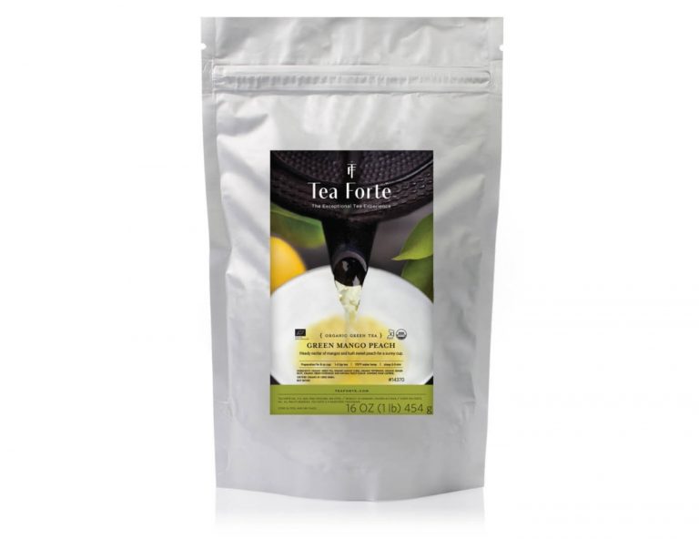 Ceai verde, mango si piersica, Green Mango Peach, 454g de ceai ECO – HORECA Tea Forte