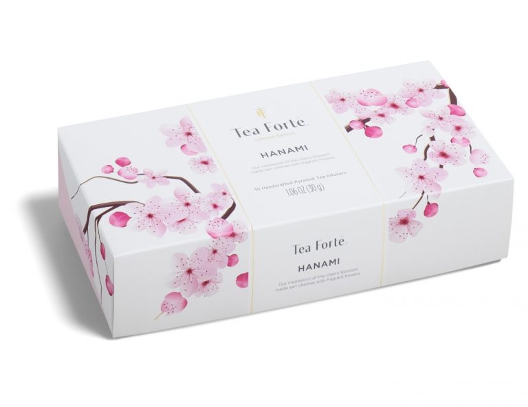 Ceai organic Petite Ribbon Hanami ECO – Tea Forte – Cutie cu 10 piramide de ceai
