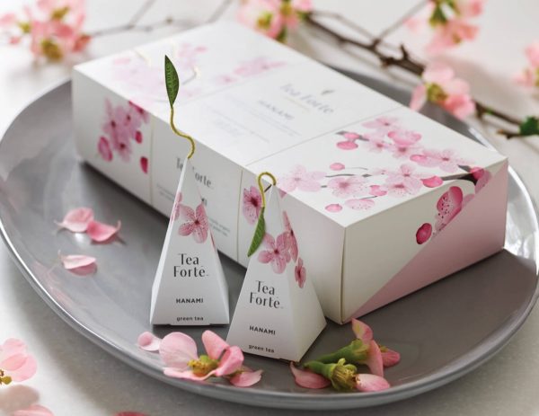 Ceai organic Petite Ribbon Hanami ECO - Tea Forte - Cutie cu 10 piramide de ceai - imagine 3