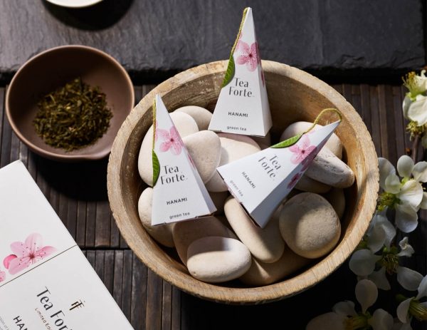 Ceai organic Petite Ribbon Hanami ECO - Tea Forte - Cutie cu 10 piramide de ceai - imagine 4