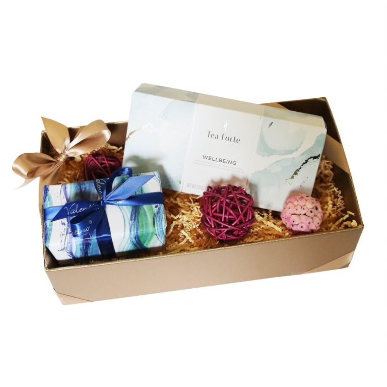 Pachet cadou cu ceai si ciocolata Relish gift