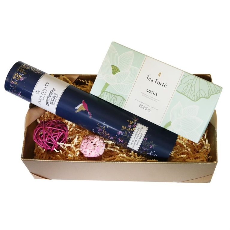 Pachet cadou ceai si biscuiti shortbread Awesome gift- Tea Forte